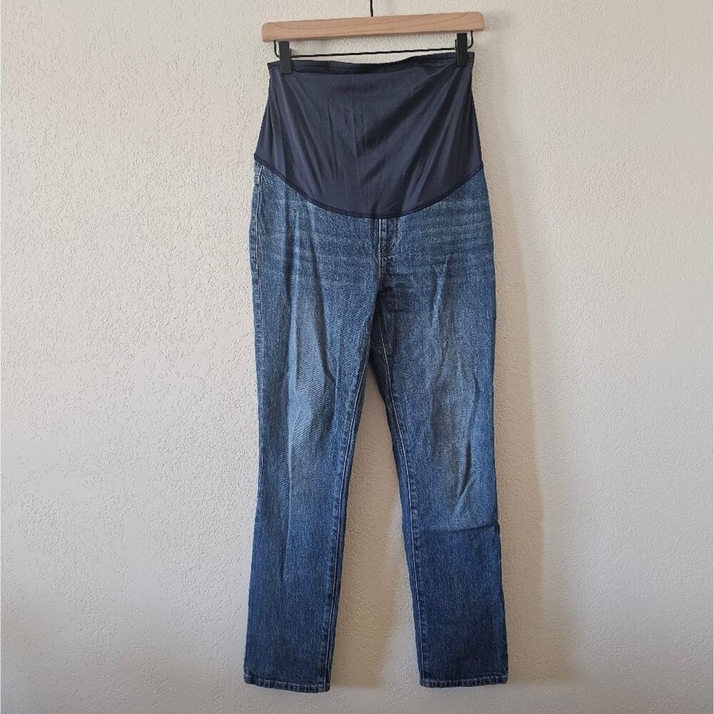 Madewell The Maternity Perfect Vintage Jean In Decatur Wash - Picture 3 of 10